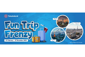 Kumpulkan Poin "FunTrip Frenzy" di Telesindo.id, Dapatkan Trip Gratis ke Jogja, Jepang, Hingga Prancis!